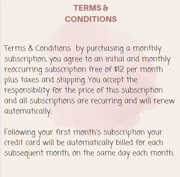 Monthly Freshie Subscription